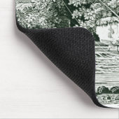 Ein Angler in einem Fluss-Pool, von 'Briten Mousepad (Ecke)