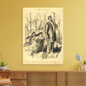 Ein Angriff auf Bescheidenheit oder Herrn Chamberl Leinwanddruck (Insitu (Wohnzimmer))