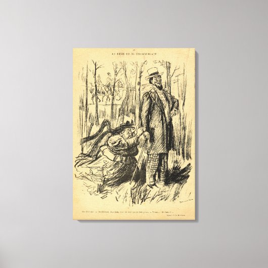 Ein Angriff auf Bescheidenheit oder Herrn Chamberl Leinwanddruck (Vorderseite)