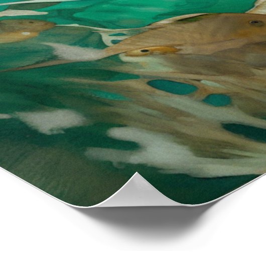 Ein ankommendes Schiff Poster (Ecke)