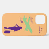 Ein Anruf ist weg Case-Mate iPhone Hülle (Rückseite (Horizontal))