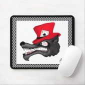 Ein Anschlag des Glück-einsamen Wolfs Mousepad (Mit Mouse)