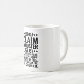 Ein Anspruchsadjuster zu sein ist einfach, es ist  Kaffeetasse (VorderseiteRechts)