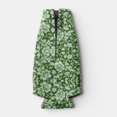 Ein antiker Blumendamast Flaschenkühler (Rückseite)