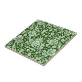 Ein antiker Blumendamast Fliese (Seite)