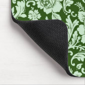 Ein antiker Blumendamast Mousepad (Ecke)