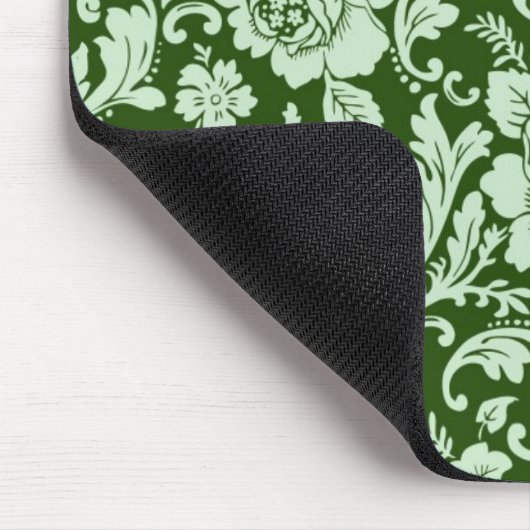 Ein antiker Blumendamast Mousepad (Ecke)