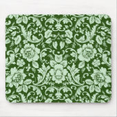 Ein antiker Blumendamast Mousepad (Vorne)