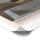 Ein antiker Sarcophagus von Basaltes, Lov genannt Poster (Ecke)