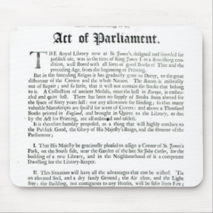 Ein Antrag für Gebäude eine königliche Biblioth Mousepad