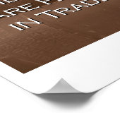 Ein Anwaltszettel für Zeit und Beratung Poster (Ecke)