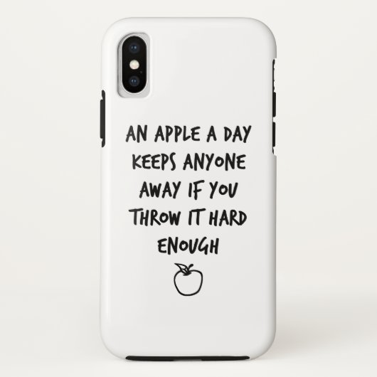 Ein Apfel am Tag Case-Mate iPhone Hülle (Rückseite)