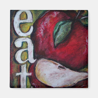 Ein Apfel am Tag. . . Essen! Magnet
