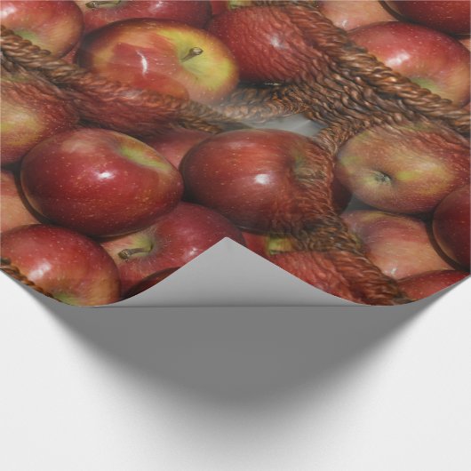 Ein Apfel am Tag... Geschenkpapier (Ecke)