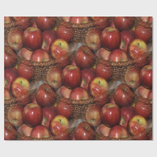 Ein Apfel am Tag... Geschenkpapier (Flach)