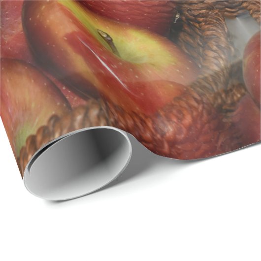 Ein Apfel am Tag... Geschenkpapier (Rolleneckpunkt)