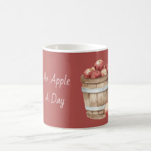 Ein Apfel am Tag Kaffeetasse