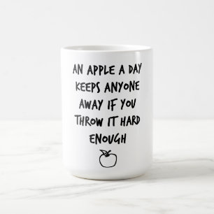 Ein Apfel am Tag Kaffeetasse