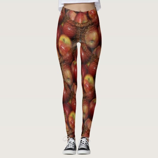 Ein Apfel am Tag... Leggings (Vorderseite)