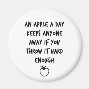 Ein Apfel am Tag Magnet