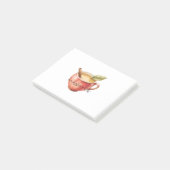 Ein Apfel am Tag Post-it Klebezettel (angewinkelt)