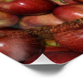 Ein Apfel am Tag... Poster (Ecke)
