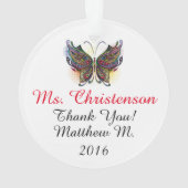 Ein Apfel für den Lehrer - Ornament (Rückseite)