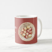 Ein Apfel pro Tag Korb Kaffeetasse (VorderseiteRechts)