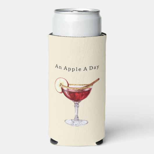 Ein Apfel pro Tag Selters Dosenkühler (Seltzer Vorderseite)