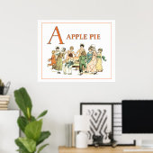 Ein Apfelkuchen: Apple Pie Poster (Heimbüro)