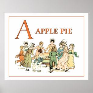Ein Apfelkuchen: Apple Pie Poster