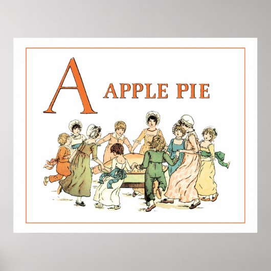 Ein Apfelkuchen: Apple Pie Poster (Vorne)