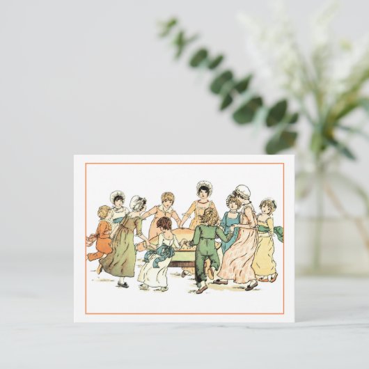 Ein Apfelkuchen: Apple Pie Postkarte (Stehend Vorderseite)