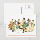 Ein Apfelkuchen: Apple Pie Postkarte (Vorne/Hinten)