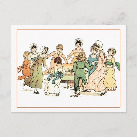 Ein Apfelkuchen: Apple Pie Postkarte (Vorderseite)