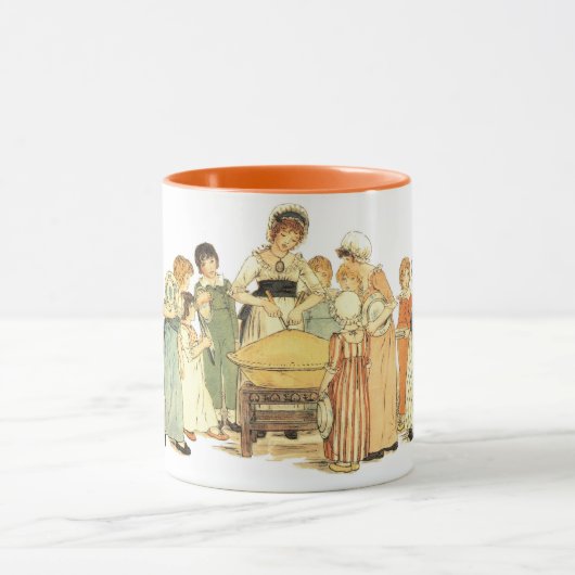 Ein Apfelkuchen: Cut it Tasse (Zentrum)