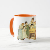 Ein Apfelkuchen: Cut it Tasse (Vorderseite Links)