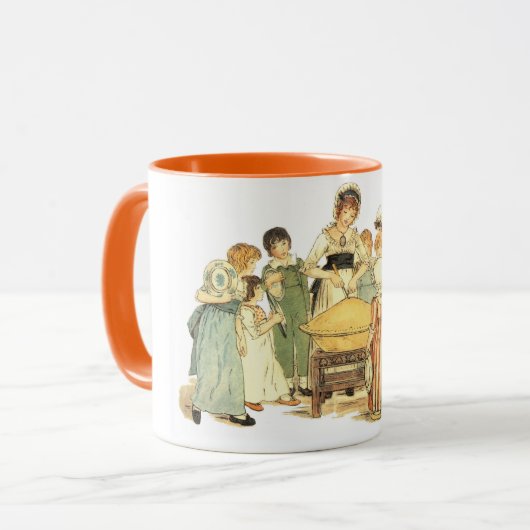 Ein Apfelkuchen: Cut it Tasse (Vorderseite Links)