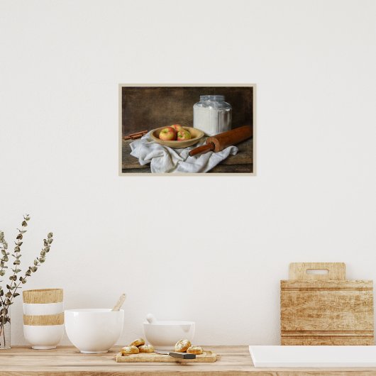 Ein Apfelkuchen Poster (Küche)