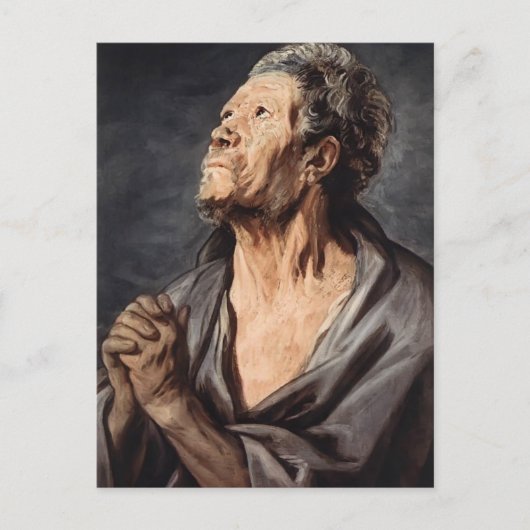 Ein Apostel von Jacob Jordaens Postkarte (Vorderseite)