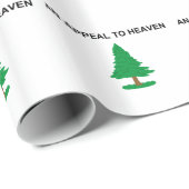 Ein Appell an den Himmel - Flagge der Washington 1 Geschenkpapier (Rolleneckpunkt)