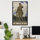 Ein Appell an Sie — Grenze Poster (Heimbüro)