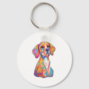 Ein Aquarell Schlüsselanhänger