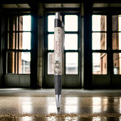 Ein Aquarell-Schneemann-Monogramm-Pen Kugelschreiber