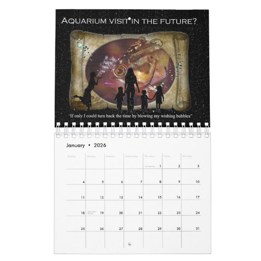 Ein Aquarium Besuch in der Zukunft? Kalender (Jan 2026)