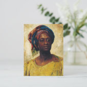 Ein Araber in einem Turban. von Konstantin Makovsk Postkarte (Stehend Vorderseite)