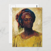 Ein Araber in einem Turban. von Konstantin Makovsk Postkarte (Vorne/Hinten)