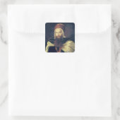 Ein arabischer Chef Quadratischer Aufkleber (Tasche)