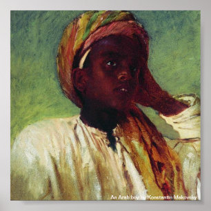 Ein arabischer Junge von Konstantin Makovsky Poster