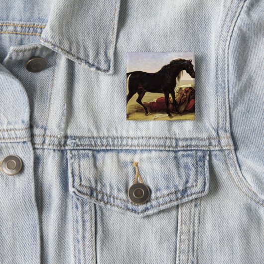Ein arabisches Pferd Button (Beispiel)